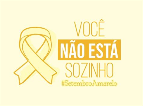 Premium Vector Frases De Setembro Amarelo Imagens Desenhos Artes