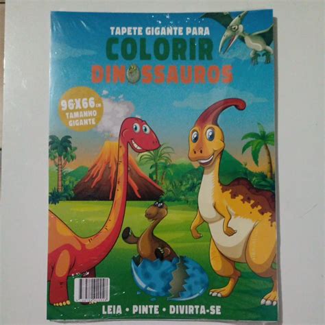 Tapete Gigante Para Colorir Dinossauros Shopee Brasil