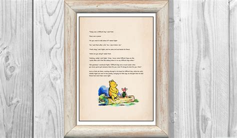 Today Was A Difficult Day Said Pooh Do You Want To Talk Etsy