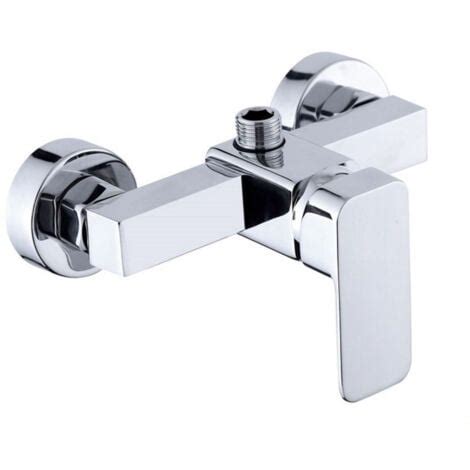 Modern Chrome Wall Mounted Shower Faucet With Hot And Cold Water Shower Mixer Tap