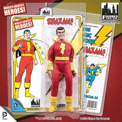 Shazam Retro 8 Inch Action Figures Series 1: Shazam - Figures Toy Company