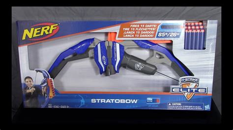 Nerf N Strike Elite Stratobow Packaging Youtube