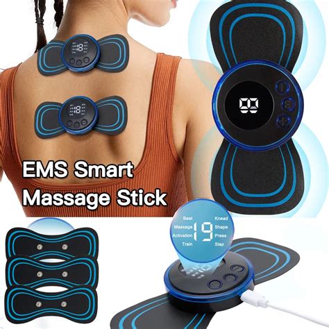 Patch De Massage Du Cou EMS Stimulateur Musculaire Instituts Cervicaux