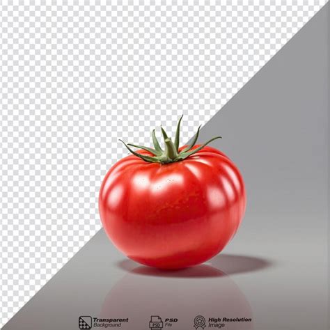 Premium PSD Juicy Tomato Isolated On Transparent Background