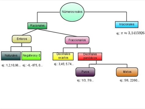 Mapa Conceptual Clasificacion De Los Numeros Donos