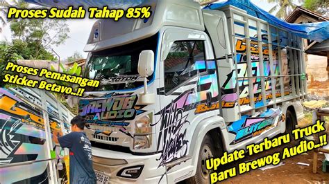 Update Terbaru Proses Cutting Truck Brewog Audio Tahap Pemasangan