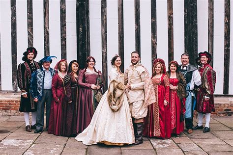 This Tudor-themed wedding had birds of prey AND archery