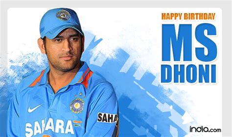 Ms Dhoni Celebrates 34th Birthday Career Picture Highlights