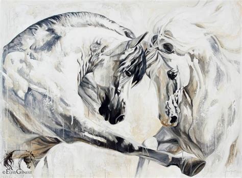 Élise Genest Art Et Chevaux Into The Light Ii 36x48 Disponible