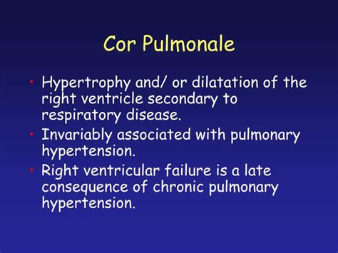 PPT - Cor Pulmonale PowerPoint Presentation - ID:6112655