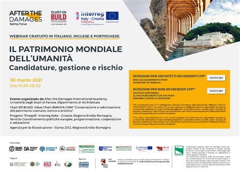 Ordine Degli Architetti P P C Ferrara Il Patrimonio Mondiale Dell