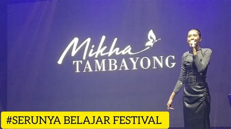 MIKHA TAMBAYONG SERUNYA BELAJAR FESTIVAL BERSAMA TIKTOK YouTube