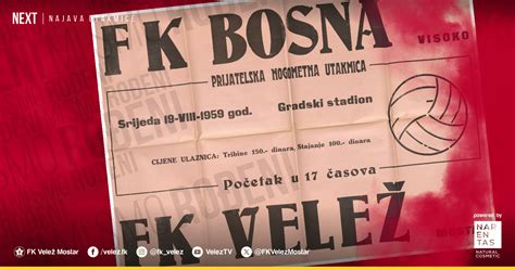 Najava Bosna Nije Kao Nekad Visoko Ali Oprez Fk Vele Mostar