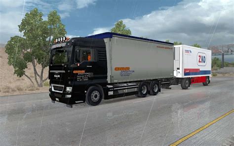 Kamaz With Bdf Chassis And Trailer For Ats Mod