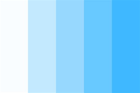 Electric Cotton Candy Blue Color Palette