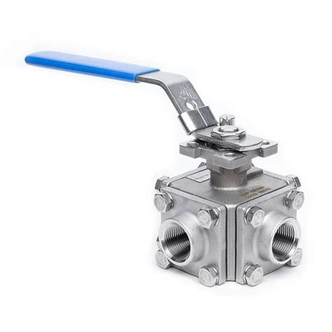 3 Way L Port Fb Ss316 Bsp Ball Valve Capital Valves Ltd