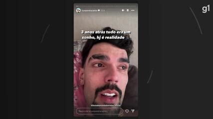 Luan Pereira é atendido em quarto de hotel após passar mal em show em