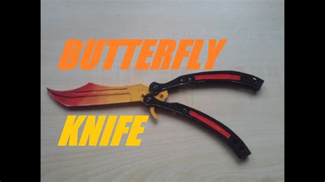 Jak Zrobi N Motylkowy Z Papieru How To Make A Butterfly Knife