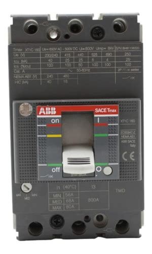 Xt B Tmd P Ff Interruptor Abb Mercadolibre