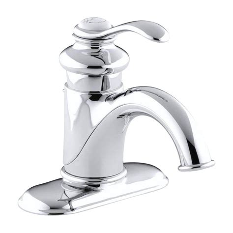 Kohler Fairfax Single Hole Single Handle Water Saving Bathroom Faucet In Polished Chrome K 12181