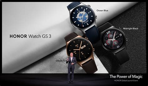 Honor Watch GS 3 Launches Outside China With A Stainless Steel Case A