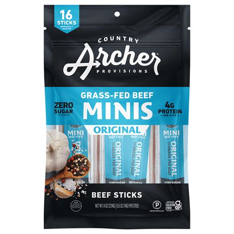 Grass Fed Beef Jerky And Meat Sticks Country Archer Provisions