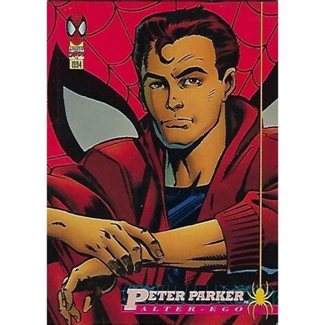 1994 Marvel Cards Spider Man Alter Ego Peter Parker 127 On EBid