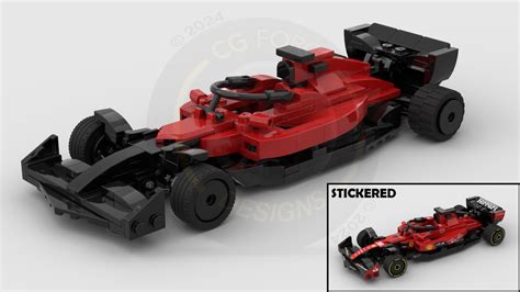 LEGO MOC F1 Ferrari SF 23 By CGForceDesigns Rebrickable Build With LEGO