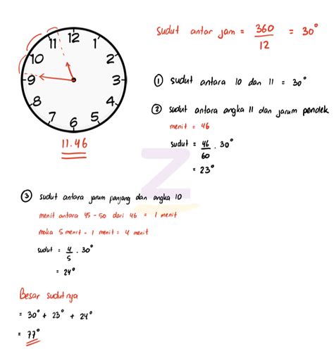 Detail Contoh Soal Menghitung Sudut Jarum Jam Koleksi Nomer