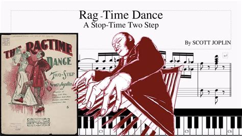 Scott Joplin The Ragtime Dance 1906 Cover Piano Sheets Scott