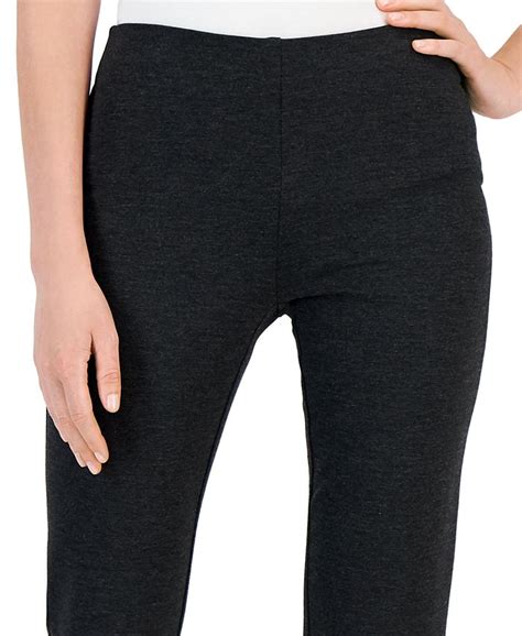 Jm Collection Petite Heathered Ponté Knit Pants Created For Macys