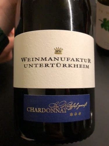 Weinmanufaktur Untert Rkheim Chardonnay Im Holzfass Gereift Vivino