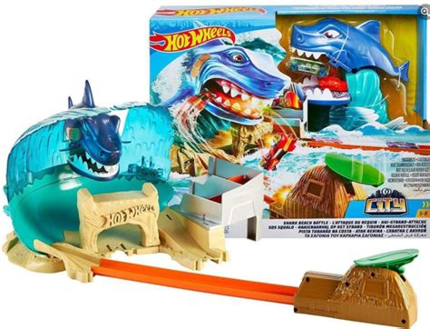 Hot Wheels Pista Batalla En La Playa Tiburon 24188 Alebrije Toy