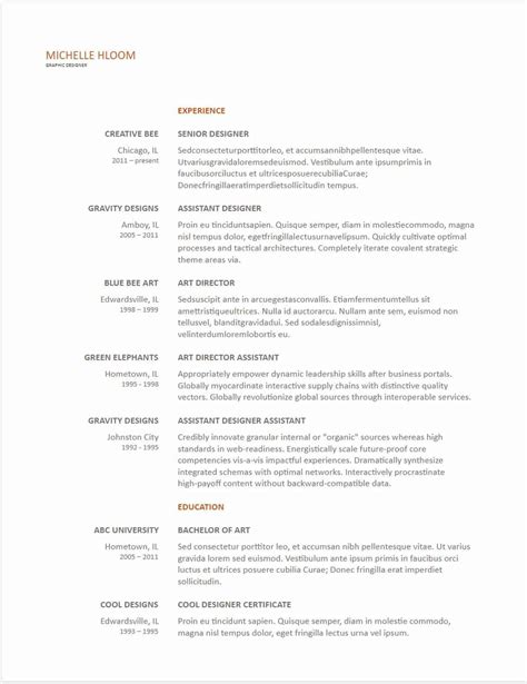 30 Google Docs Resume Templates [Downloadable PDFs]