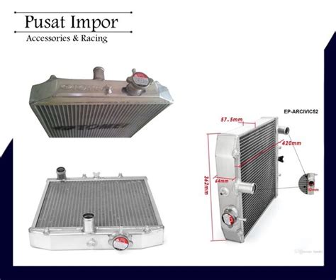 Jual Radiator Tomei Manual Honda Civic EG EK Estilo Ferio Genio Di