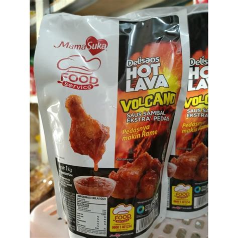 Jual Saus Sambal Hot Lava VOLCANO Kg Shopee Indonesia