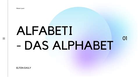 Alfabeti Gjermanisht Das Deutsche Alphabet M Simi German A