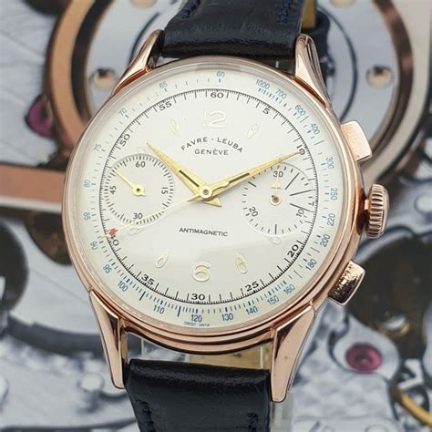 Favre Leuba Chronographe Suisse Cal Vênus 188 NO Catawiki