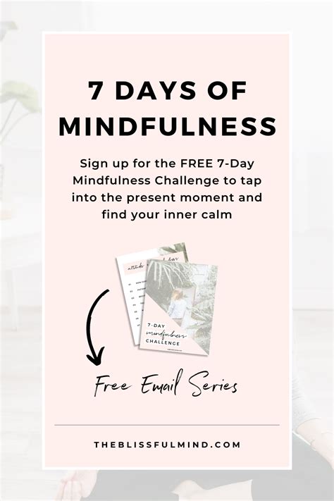 Day Mindfulness Challenge In Mindfulness Mindfulness