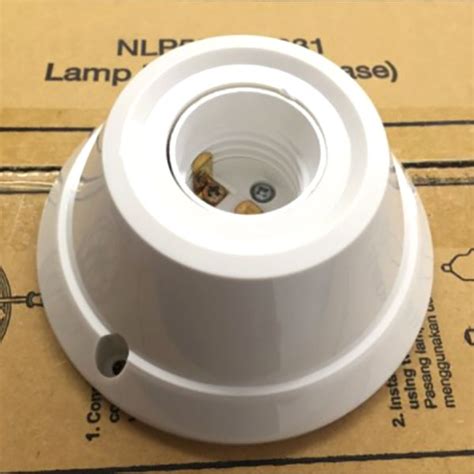 Panasonic Fitting Lampu Tempel Plafon Bulat E27 NLP52201 Lazada