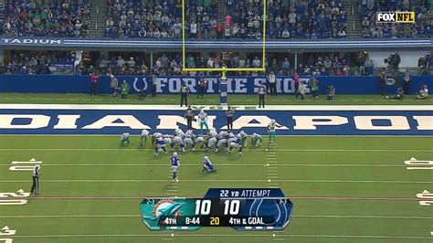 Indianapolis Colts Kicker Matt Gay Knocks Down 22 Yard Field Goal To