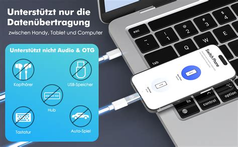 MoKo Lightning Buchse auf USB C Stecker Adapter 2 Stück USB C auf