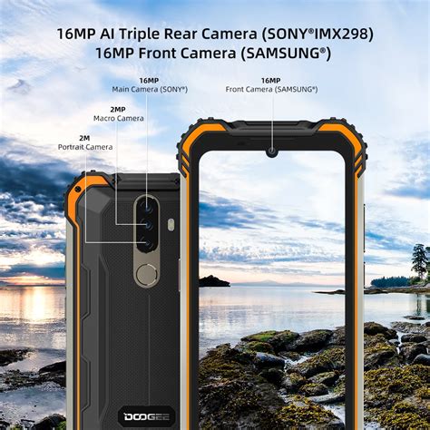 New Doogee S Pro Mobile Phone Ip Ip K Waterproof Rugged Phone