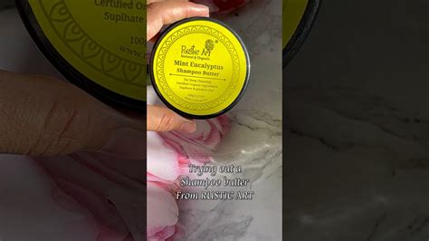 Rustic Art Shampoo Butter Youtube