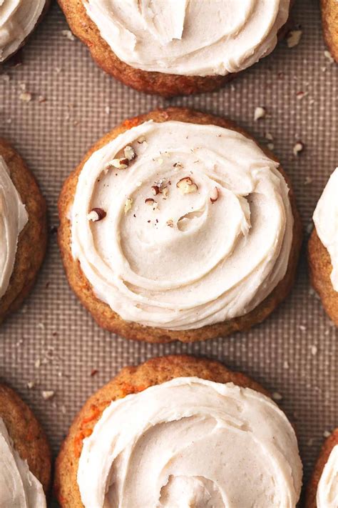 Healthy Carrot Cake Cookies