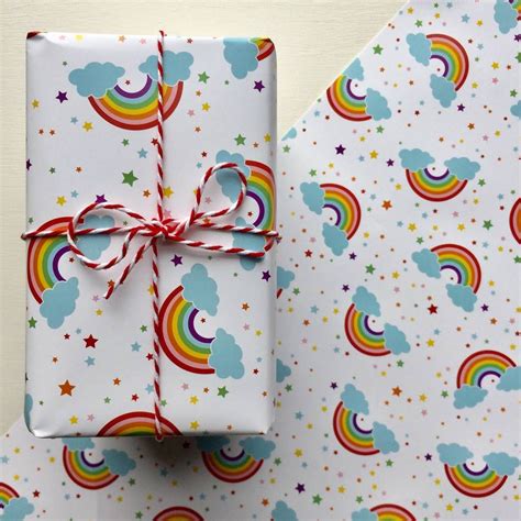 Are You Interested In Our Rainbow Wrapping Paper With Our Rainbow T