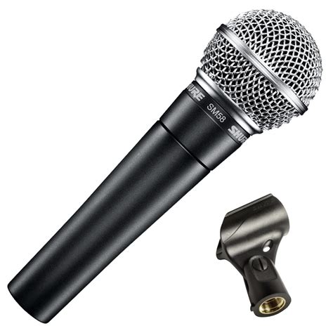 Shure Sm58 Lc Dynamic Vocal Microphone Triple Performer Pak Kraft Music