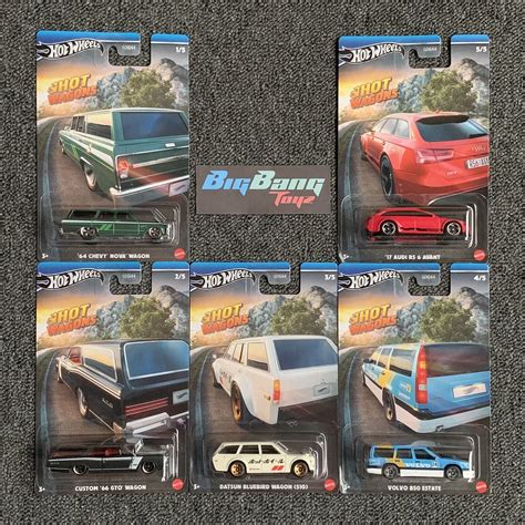 Hot Wheels 2024 Hot Wagons Series 1 Complete Set Of 5 In Stock New