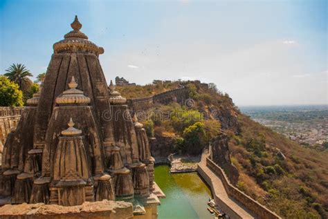 chittorgarh fort rajasthan india stock photo image  history