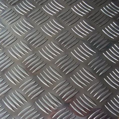 Rectangular Aluminium Chequered Plates Thickness Mm Size Inch